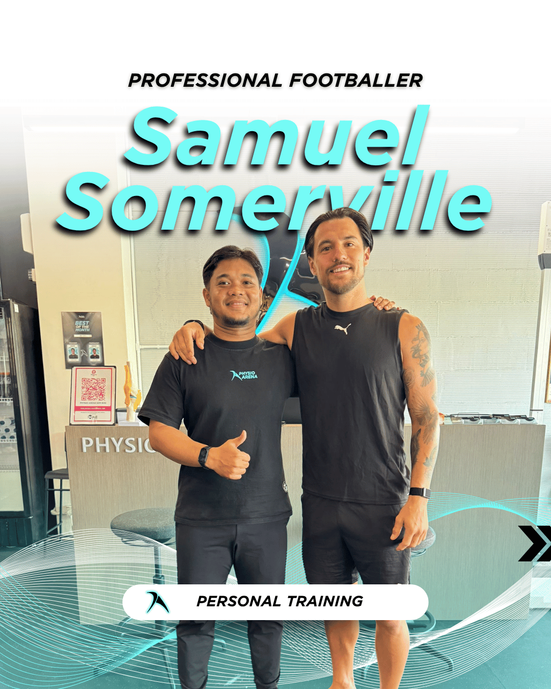 Samuel Somerville at Physio Arena