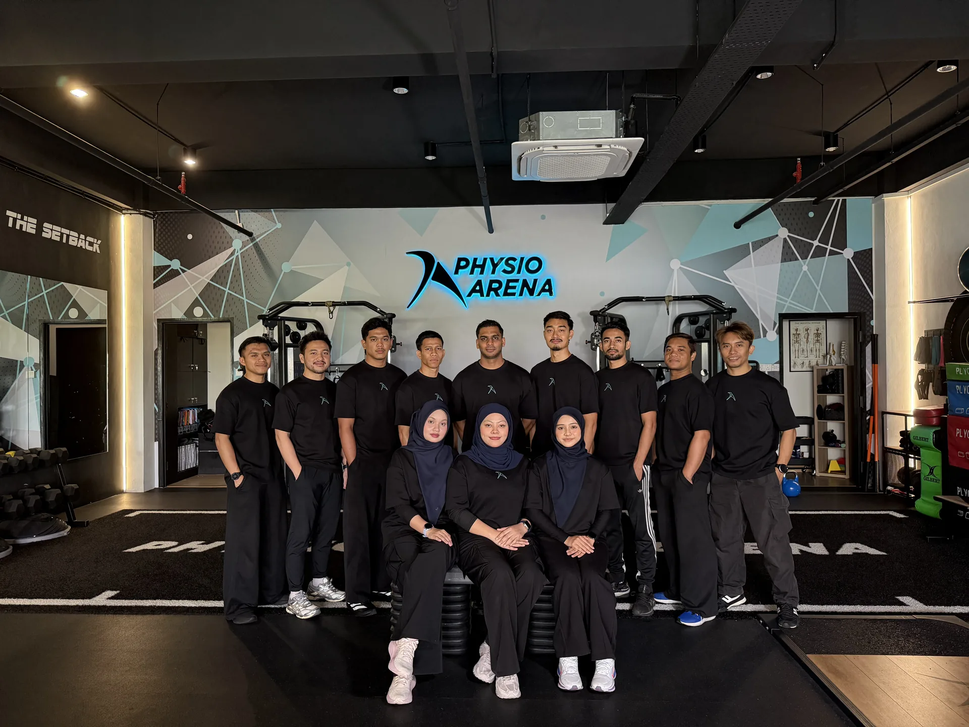 Physio Arena team group photograph